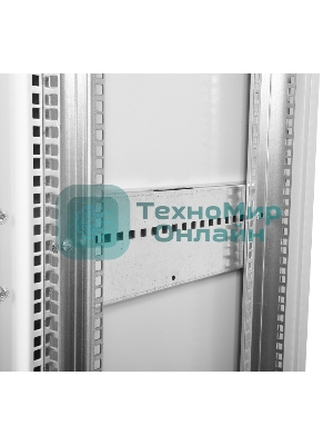 Шкаф телекоммуникационный напольный 42U (600x800) дверь стекло, черный (ШТК-М-42.6.8-1ААА-9005) (3 коробки)