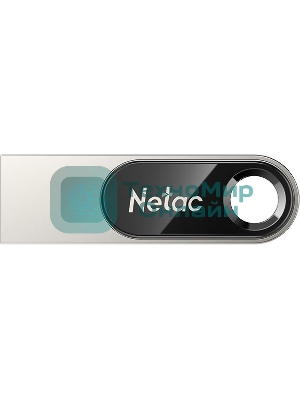 Флешка USB Netac U278 (NT03U278N-032G-20PN), 32Gb, USB 2.0, R/W 50/10, серебристый/черный