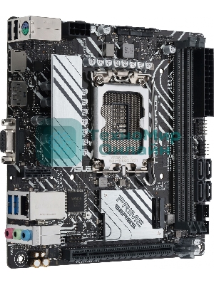 Материнская плата ASUS PRIME H610I-PLUS-CSM, LGA 1700, Intel H610, 2xDDR5, 4xSATA, 1xM.2 PCIe 3.0 x4, 1xPCIe 4.0 x16, 1xHDMI, 1xDP, 1xVGA, 2xUSB-A 3.2 Gen 1, 2xUSB-A 2.0, 1x 1Gb LAN, 3x3.5 мм, 7.1, Mini-ITX