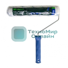 Валик Сибртех Водные краски, 250 мм, ворс 12мм, D - 36 мм, D ручки - 6 мм, полиэстер