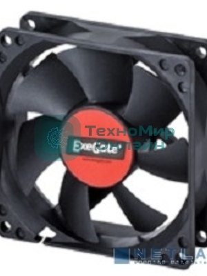 Вентилятор для корпуса ExeGate EX12025B4P-PWM черный, 120 мм, 1500 об/мин, 22 дБ, 4 pin