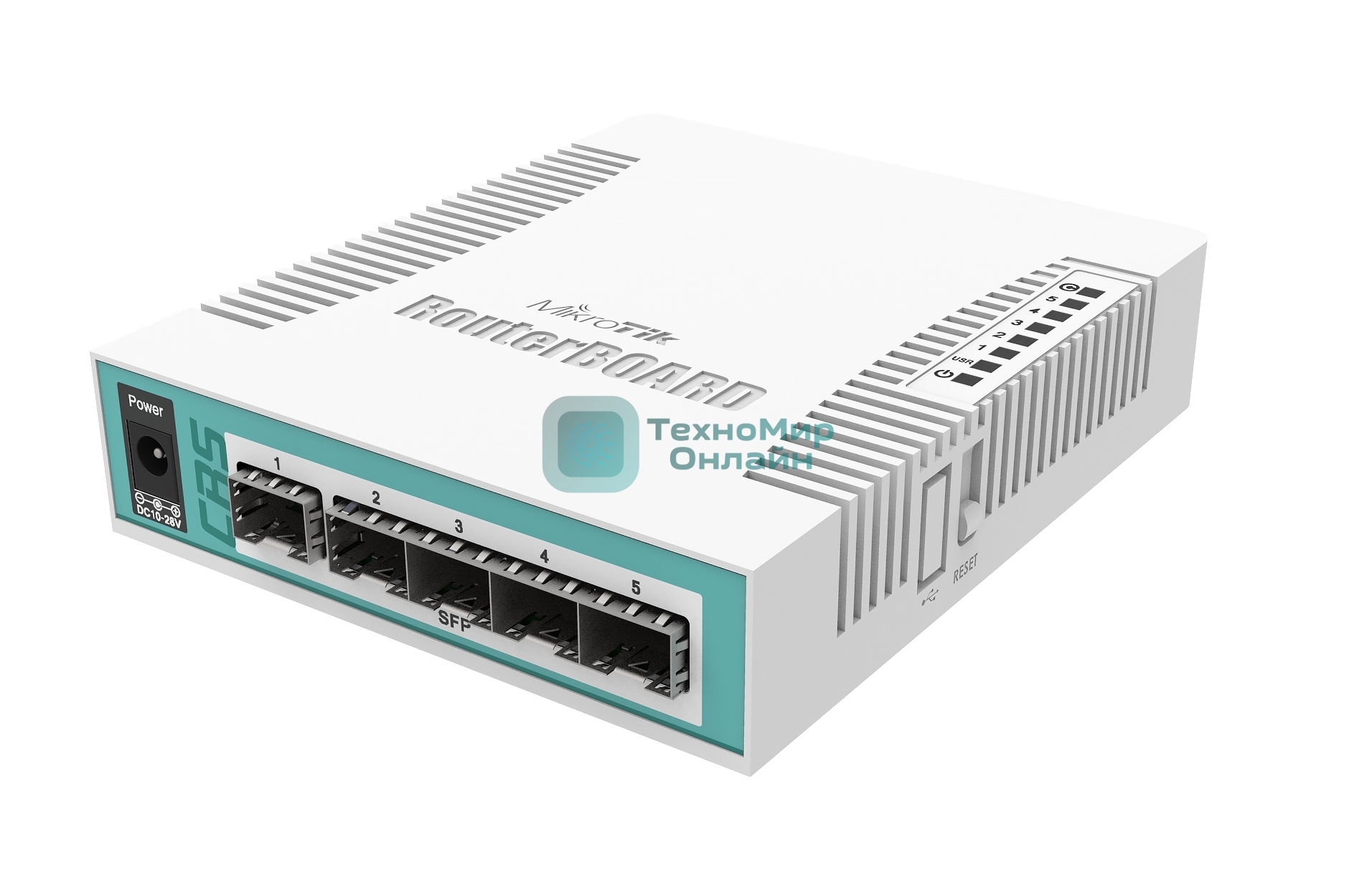 Маршрутизатор 5PORT SFP CRS106-1C-5S MIKROTIK