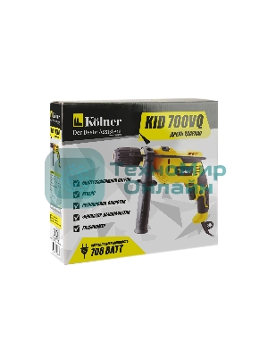 Дрель ударная KOLNER KID 700VQ