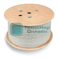 Кабель сетевой Buro UTP 4 пары cat6 solid 0.52мм Cu 305м серый