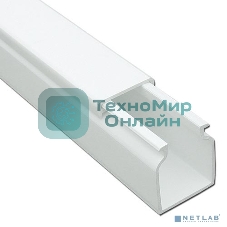 Кабель-канал 60х40 L2000 пластик белый Рувинил РКК-60х40