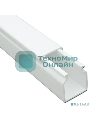 Кабель-канал 60х40 L2000 пластик белый Рувинил РКК-60х40