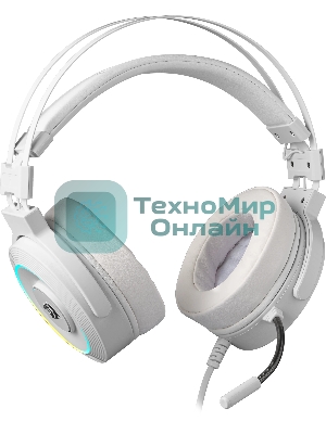 Гарнитура Redragon Lamia 2 белый, проводная, USB, подсветка