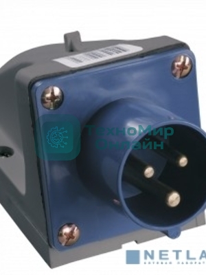 Вилка эл. наруж. уст. 16А 2P+PE 220В IP44 ССИ-513 IEK PSR51-016-3