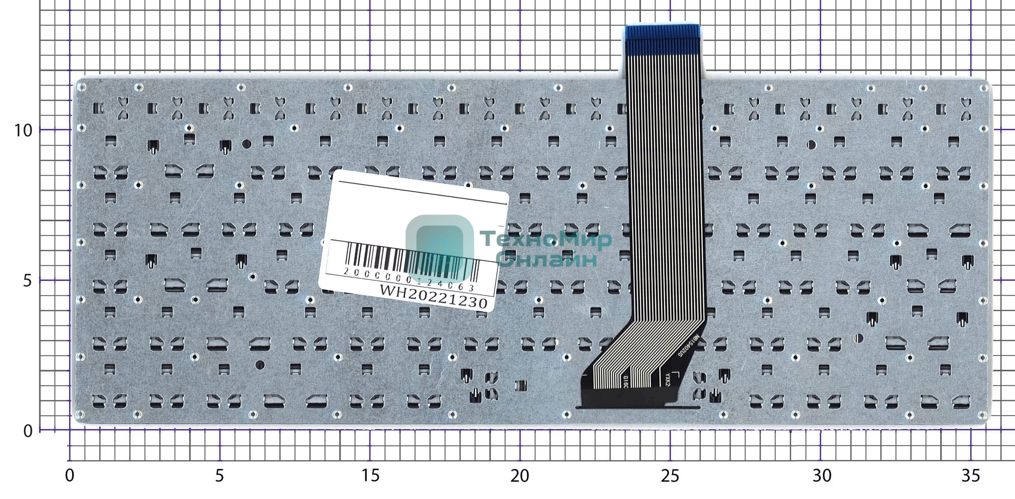 Клавиатура для ноутбука Asus X402 черная