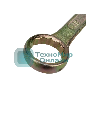 Ключ комбинированный Rexant 27 мм, желтый цинк