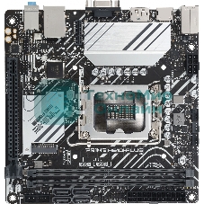 Материнская плата ASUS PRIME H610I-PLUS-CSM, LGA 1700, Intel H610, 2xDDR5, 4xSATA, 1xM.2 PCIe 3.0 x4, 1xPCIe 4.0 x16, 1xHDMI, 1xDP, 1xVGA, 2xUSB-A 3.2 Gen 1, 2xUSB-A 2.0, 1x 1Gb LAN, 3x3.5 мм, 7.1, Mini-ITX
