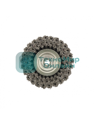 Щетка для УШМ, 125 мм, М14, Чашка, двухрядная, крученая проволока 0,5 мм Matrix