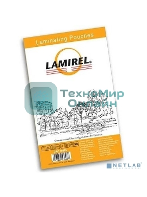 Пленка для ламинирования Fellowes 125мкм (100шт) глянцевая54x86мм Lamirel (LA-78665)