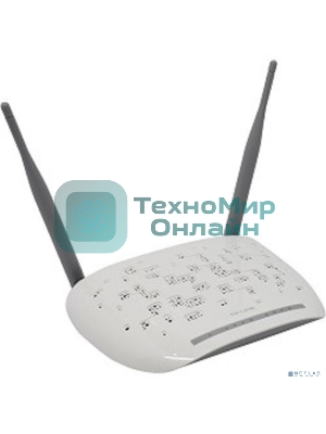 Сетевое оборудование TP-Link SOHO TD-W8961N(RU) 300 Мбит/с, 2T2R, ADSL2/ADSL+, Annex A, 4 порта 100 Мбит/с