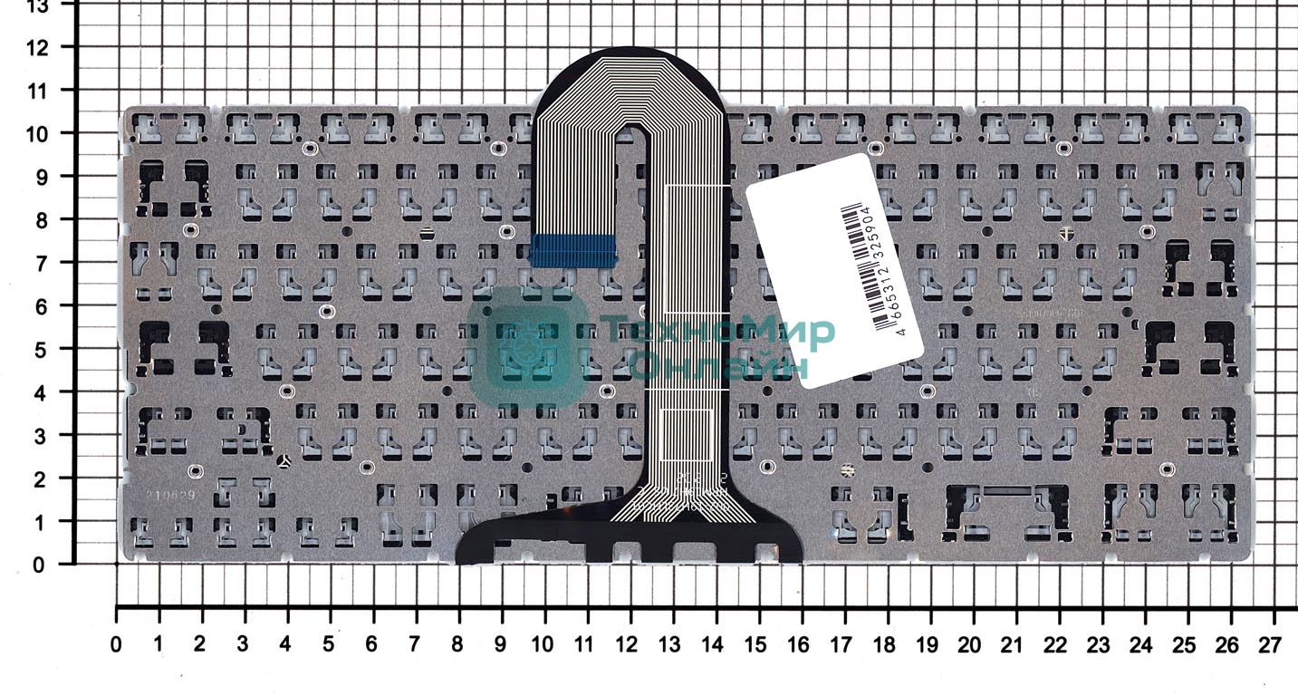 Клавиатура для ноутбука HP Chromebook 11 G7 G8 черная