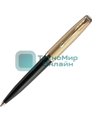 Ручка шариковая Parker 51 Deluxe (CW2123513) Black GT, M, черные чернила, подарочная коробка