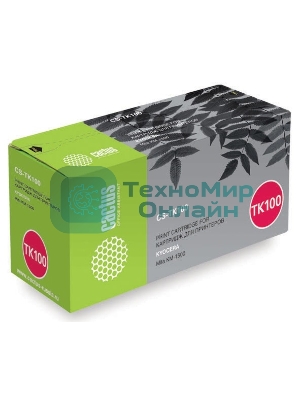 Картридж лазерный Cactus CS-TK100 черный (6000 стр.) для Kyocera Mita KM-1500/1815/1820