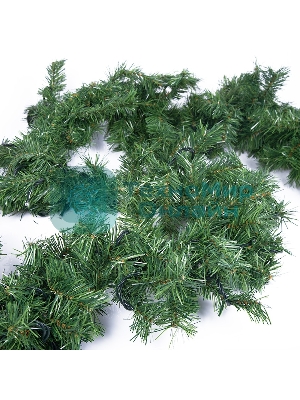 Еловый шлейф Neon-night искуственный 2,7 м Теплое белое свечение 80 LED