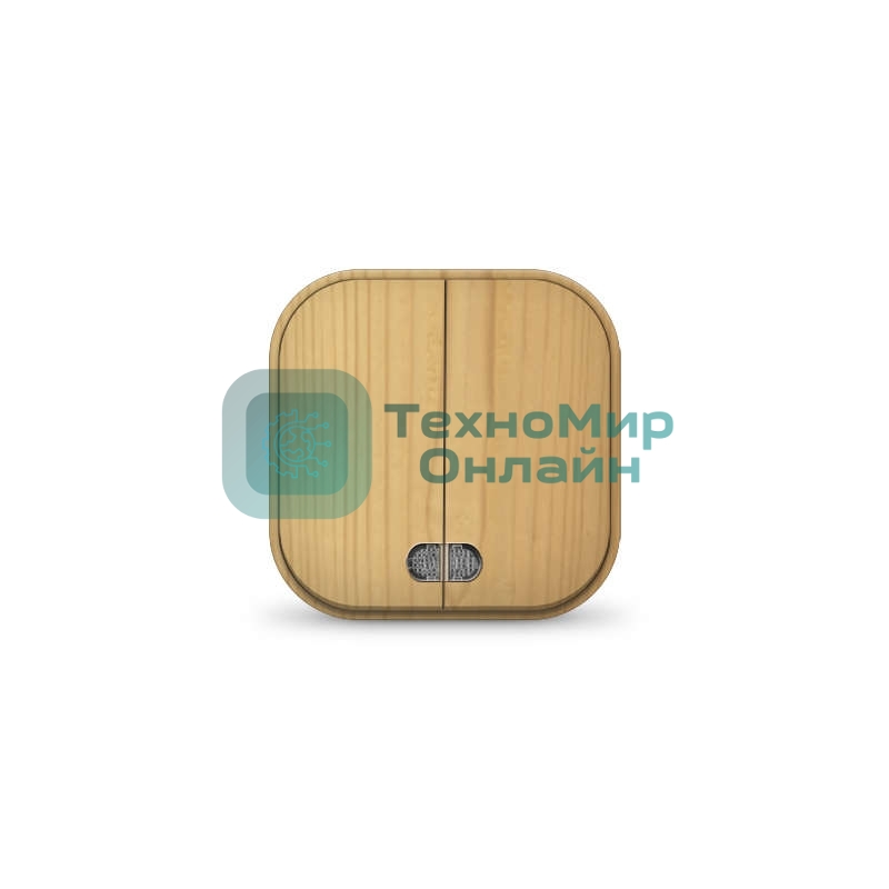 Выключатель 2-кл. 1п ОП 10А IP20 с подсветкой сосна IONICH 1437