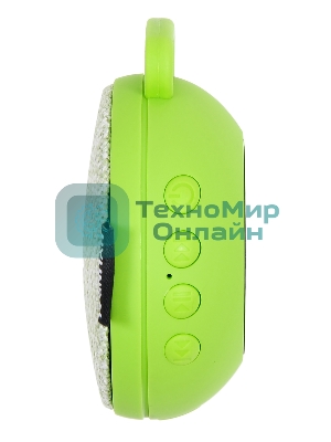 Колонка портативная Hyundai H-PAC130 светло-зеленый 3W 1.0 BT/3.5Jack/USB 10м 300mAh