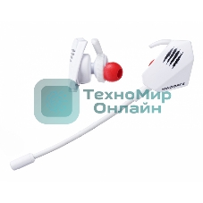 Игровые мобильные наушники белые Mad Catz E.S. PRO+ (3.5 мм jack, 13.5 мм неодимовые магниты, 32 Ом, 20 ~ 20000 Гц, микрофон)