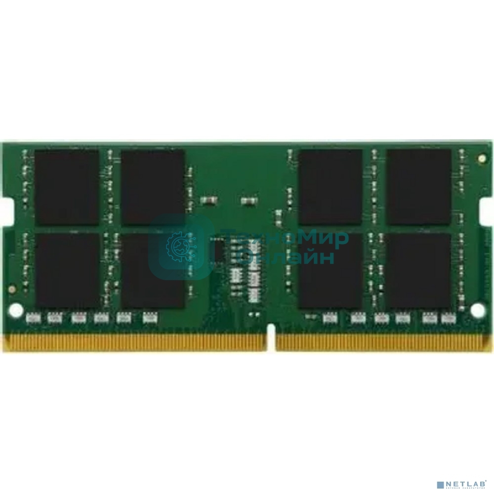 Оперативная память Kingston DDR4 16GB 3200MT/s SO-DIMM CL22 2RX8 1.2V 260-pin 8GBit