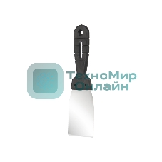 Шпатель Rexant 40 мм нержавеющая сталь, пластмассовая рукоятка