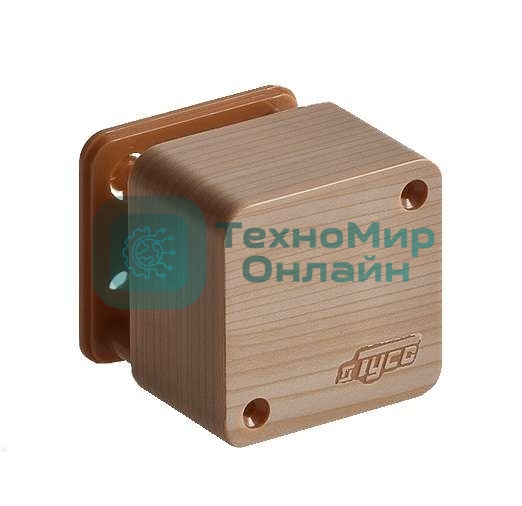 Коробка распределительная ОП 55х55х32 сосна (светл. основа) IP40 Рувинил 65002-27М