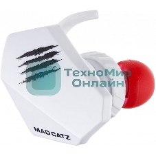 Игровые мобильные наушники белые Mad Catz E.S. PRO+ (3.5 мм jack, 13.5 мм неодимовые магниты, 32 Ом, 20 ~ 20000 Гц, микрофон)