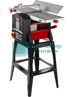 Станок рейсмусно-фуговальный Зубр СРФ-254-1600С 1600 Вт, 9000 об/мин, ширина строгания 254 мм