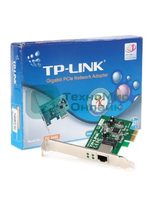 Сетевая карта TP-Link TG-3468 SOHO 32bit Gigabit PCIe, Realtek RTL8168B chipset