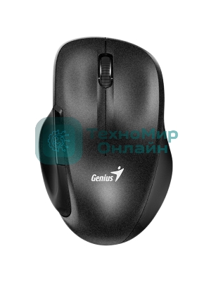 Мышь беспроводная Genius Ergo 8200S черный, 1200 dpi, радиоканал, USB, кнопки - 5