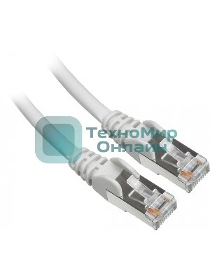 Патч-корд LANMASTER FTP LAN-PC45/S5E-1.5-GY вилка RJ-45-вилка RJ-45 cat.5е 1.5м серый LSZH (уп.:1шт)