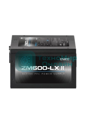 Блок питания Zalman ZM600-LXII RTL, 600Вт, 120мм, черный