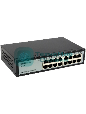 Коммутатор неуправляемый ORIGO OS1216/A1A 16x100Base-TX, корпус металл