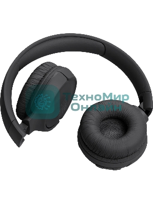 Беспроводные наушники JBL Tune 520BT черный, накладные, Bluetooth, складная конструкция, быстрая зарядка, до 57 ч