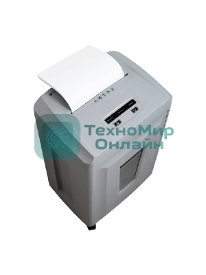 Шредер Heleos УП26-7+ серый (секр.P-7) фрагменты 6лист. 26лтр. пл.карты CD