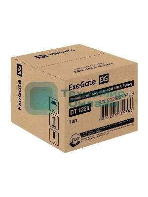 Батарея для ИБП ExeGate DT 1226 (12V 26Ah), клеммы под болт М5
