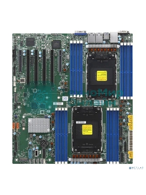 Материнская плата Supermicro MBD-X13DEI-B 2xLGA-4677, Intel Xeon SP gen 4, Intel C741, 16x DDR5 4800/4400/4000 MHz. 2x1Gbe Base-T BCM5720+1xMgmt LAN, 10xSATA3, 2xSATA-DOM, 6xUSB3, 4xPCI-Ex16+2xPCI-E x8+3xMCIO x8, 2xM.