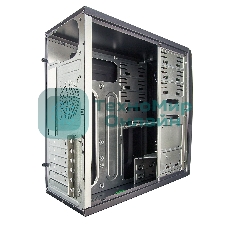 Компьютерный корпус ExeGate EX280389RUS Miditower ExeGate CP-604 Black, ATX, (CP500W, 80мм), 2хUSB, Audio
