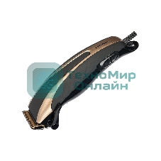 Машинка для стрижки Centek CT-2110 (черный/золотой) титановые ножи, прорезиненный корпус