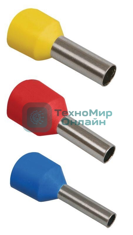 Наконечник-гильза изол. Е4009 (уп. 100 шт) IEK UGN10-004-04-09