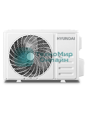 Кондиционер сплит-система Hyundai HAC-18/T-PRO 18000 BTU, 50 м², 27/43 дБ, охлаждение, обогрев, осушение, белый
