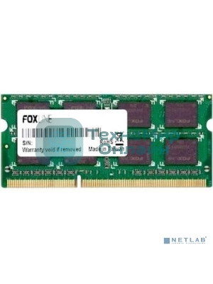 Оперативная память Foxline, DDR4, 8GB (1x8 GB), 3200 MHz, CL22, SO-DIMM