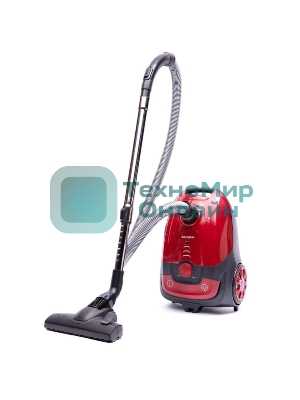 Пылесос Sharp ECKB19RR, красный/черный, 350/1900 Вт, уборка сухая, пылесборник мешок 2.3 л