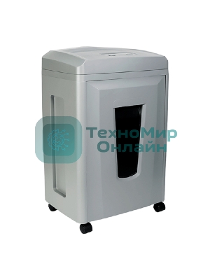 Шредер Heleos УП26-7+ серый (секр.P-7) фрагменты 6лист. 26лтр. пл.карты CD