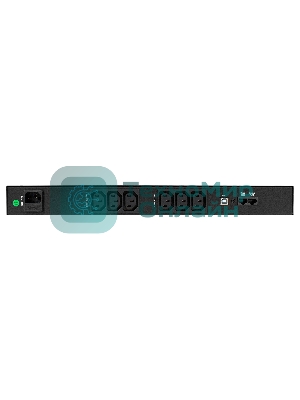 Источник бесперебойного питания ExeGate 1U ServerRM UNL-1000.LCD.AVR.6C13.RJ.USB.1U 1000VA/600W, LCD, AVR, 6*C13, RJ, USB, 1U, установка в стойку, черный