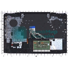 Клавиатура для ноутбука HP Omen 15-CE черная с подсветкой, Топкейс