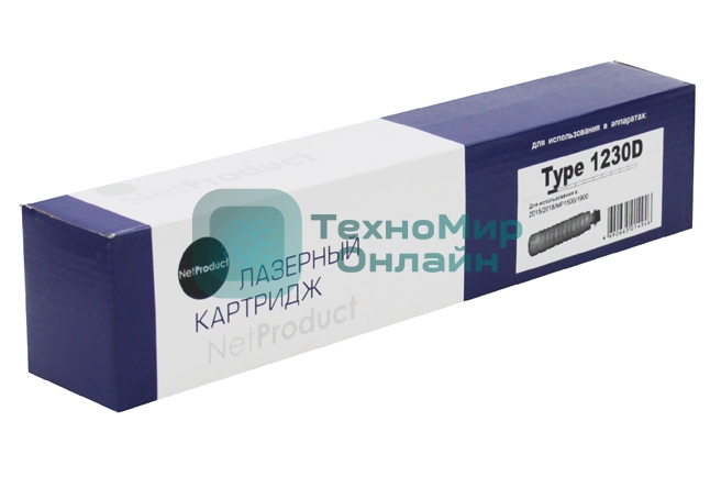 Тонер NetProduct Type 1230D для Ricoh Aficio 2015/2018/MP1500/1900 (NetProduct) NEW, 9K, 260г, туба