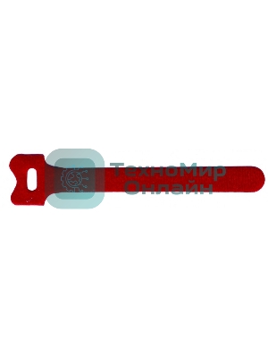 Хомут-липучка 125 мм, 20 шт., красный